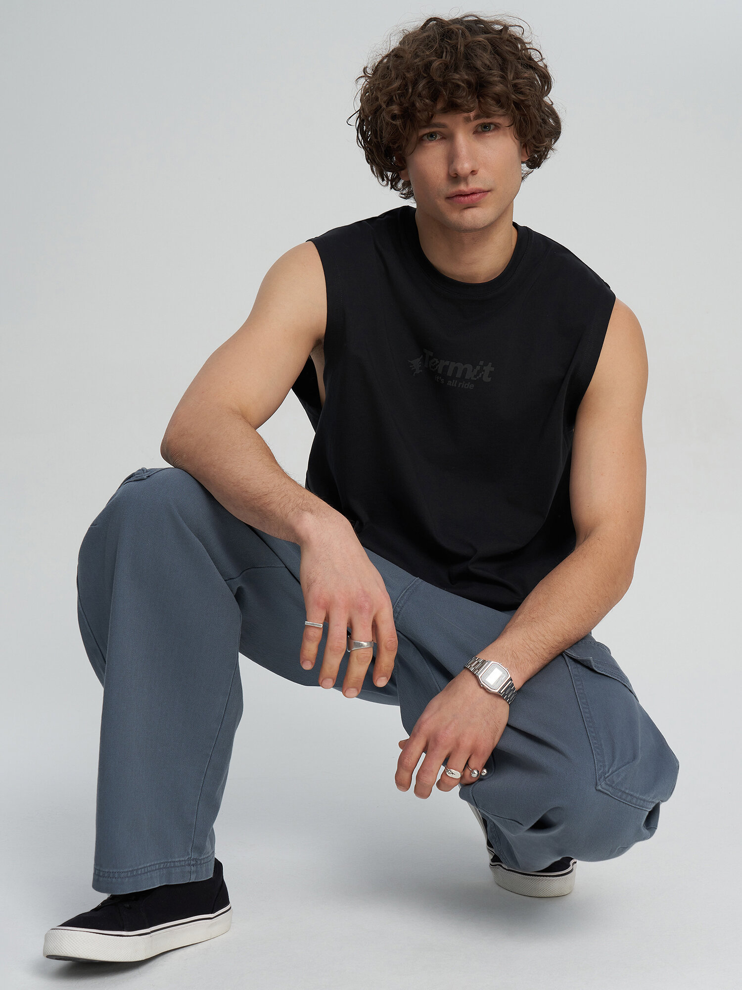 Термомайка Termit, размер 48-50, черный — фото 1