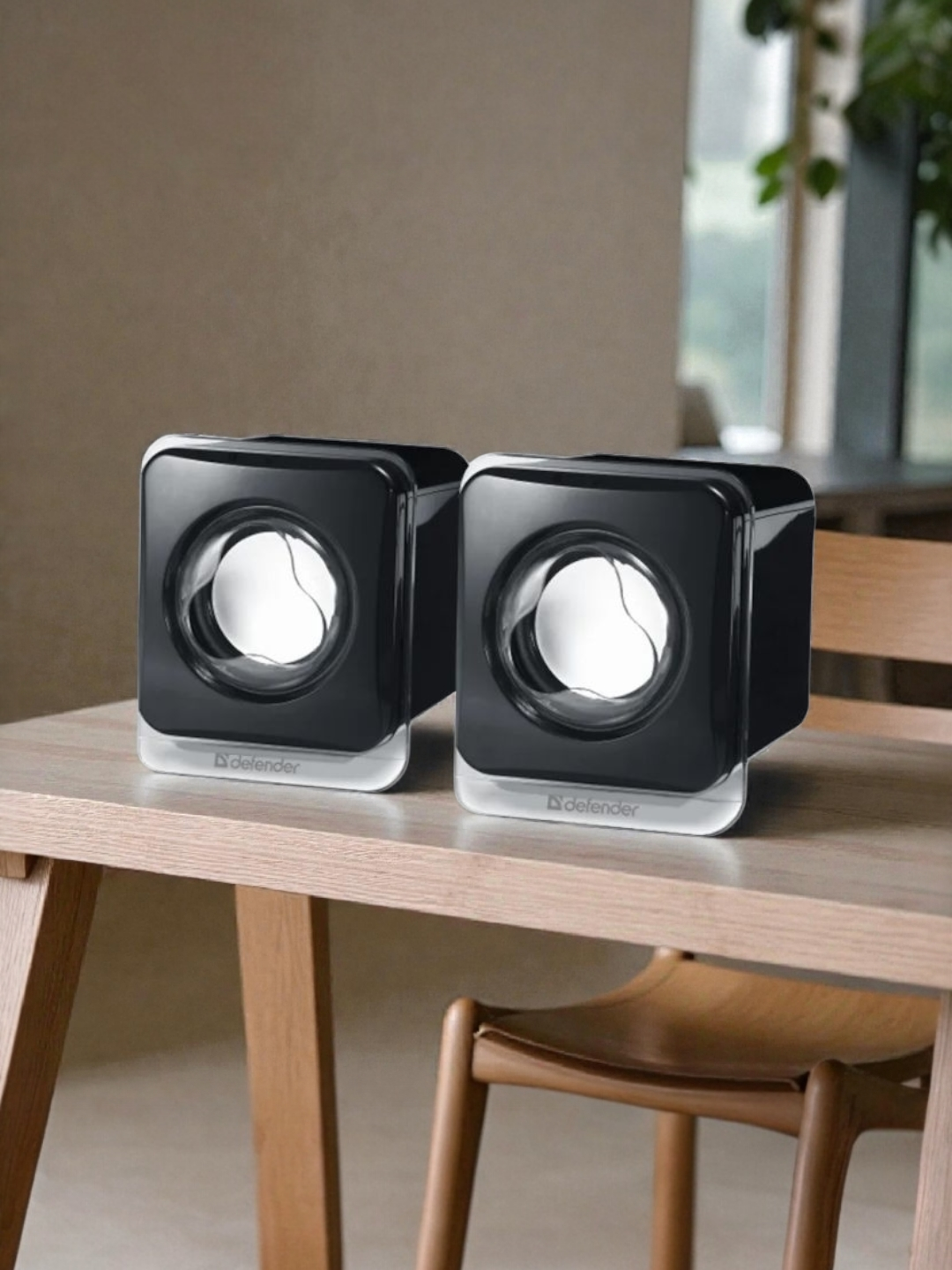 Defender SPK-35 колонки 2.0 для ПК, питание USB, разъем 3.5 мм, чистый стереозвук и компактный дизайн.