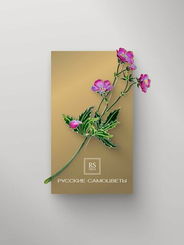 Изображение товара Брошь, серебро, 925 проба, эмаль