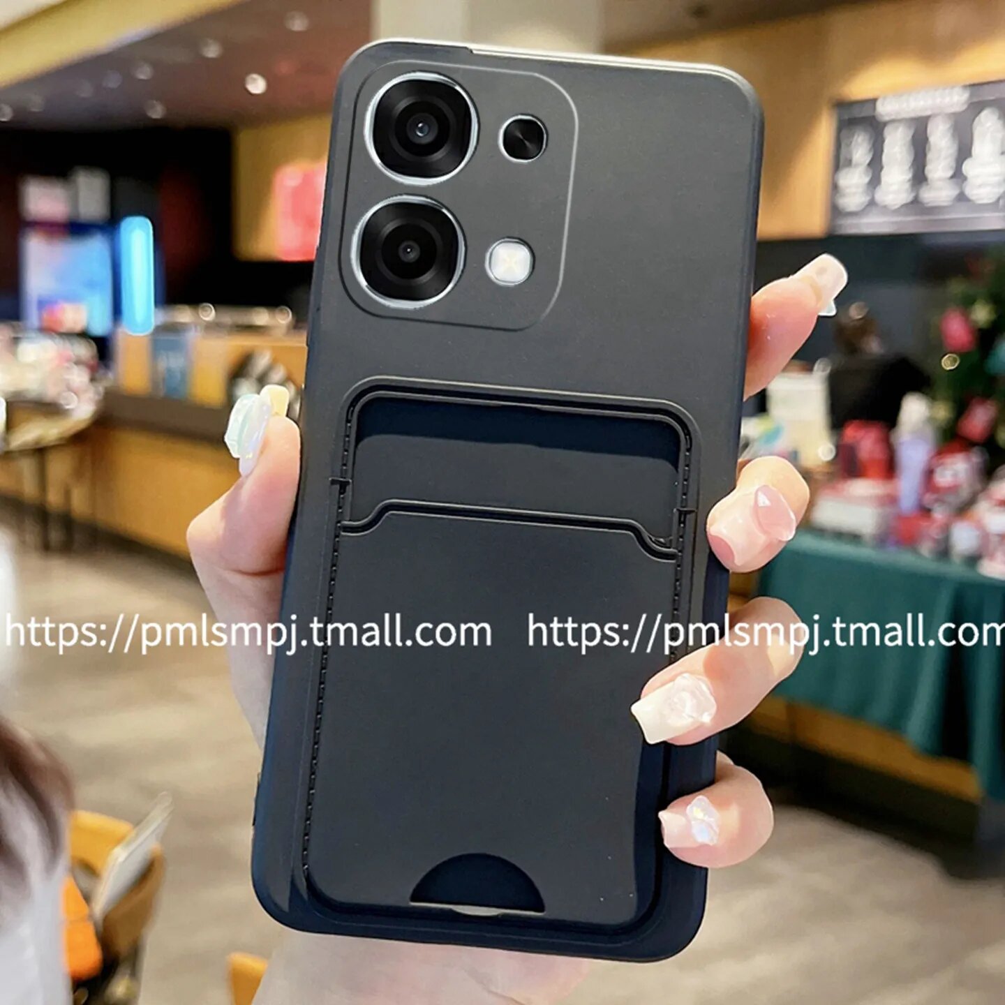 Чехол-кошелек с 6 слотами для карт для Oneplus Turbo 6, Черный, Черный, Black, For Oneplus Turbo 6V