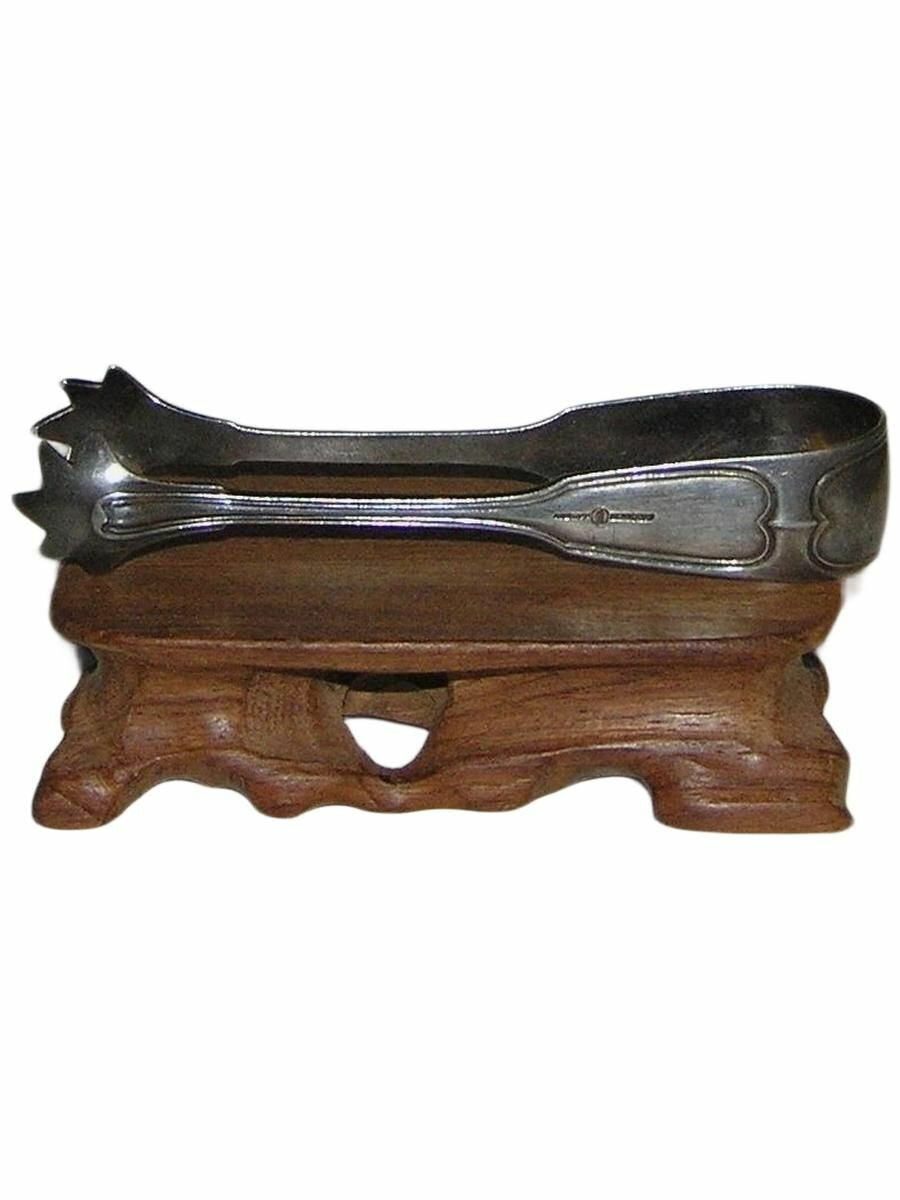 Антиквариат австрия. 1891-1927. Krupp Berndorf (Берндорфская фабрика металлических изделий). Антикварные Коллекционные Щипцы для Сахара - металл, посеребрение.