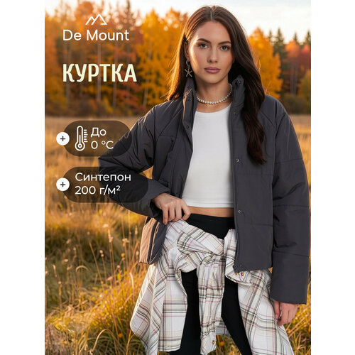 фото Куртка de mount, размер 44, темно-серый