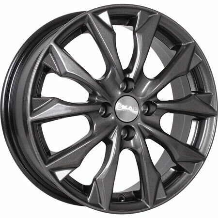Колесный литой диск СКАД Нагоя R16x6 5x114.3 ET45 CB67.1 Graphite