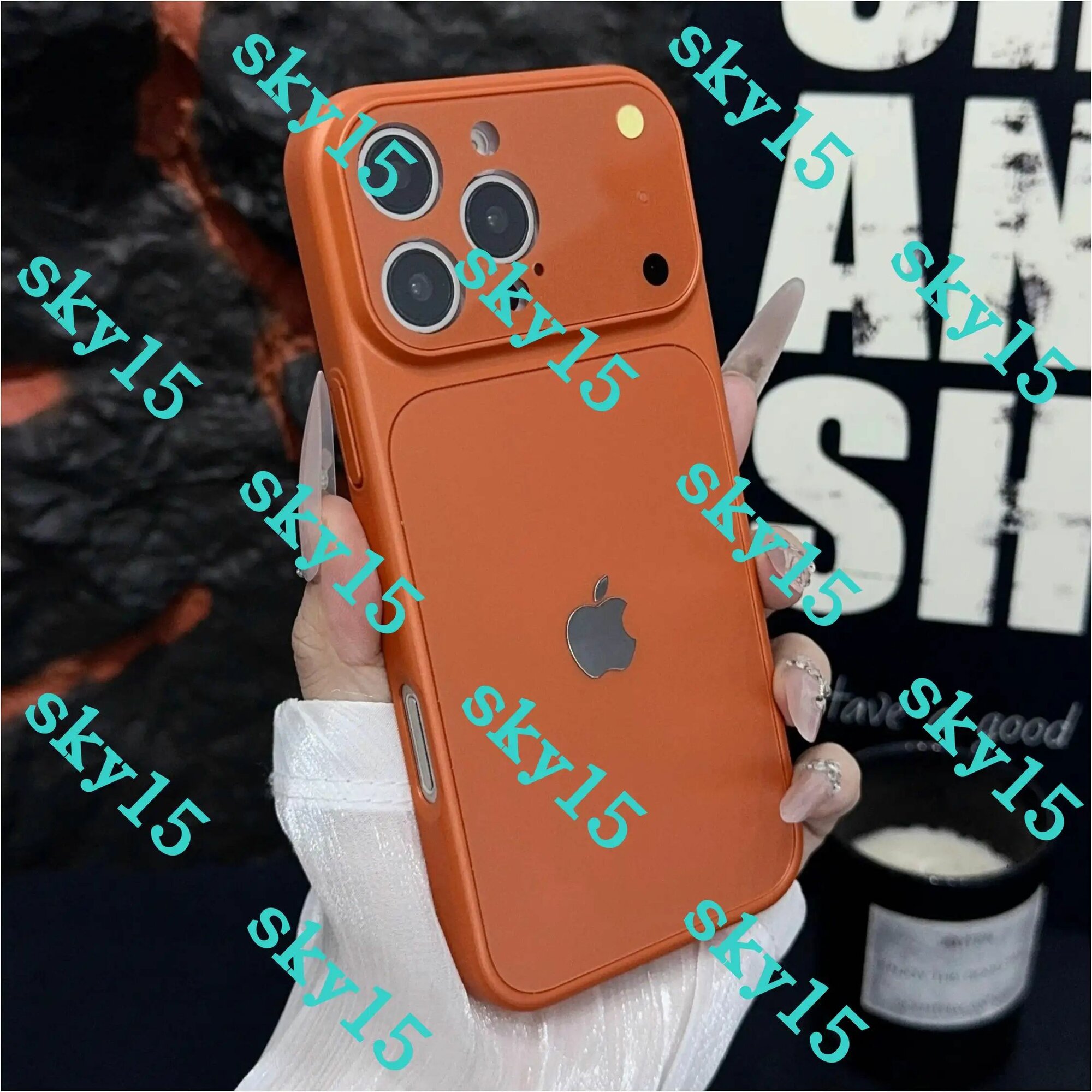 Оранжевый противоударный чехол-кобура для мобильных телефонов Apple iPhone 11 12 13 14 15 Pro Max Plus Air, защита от уд