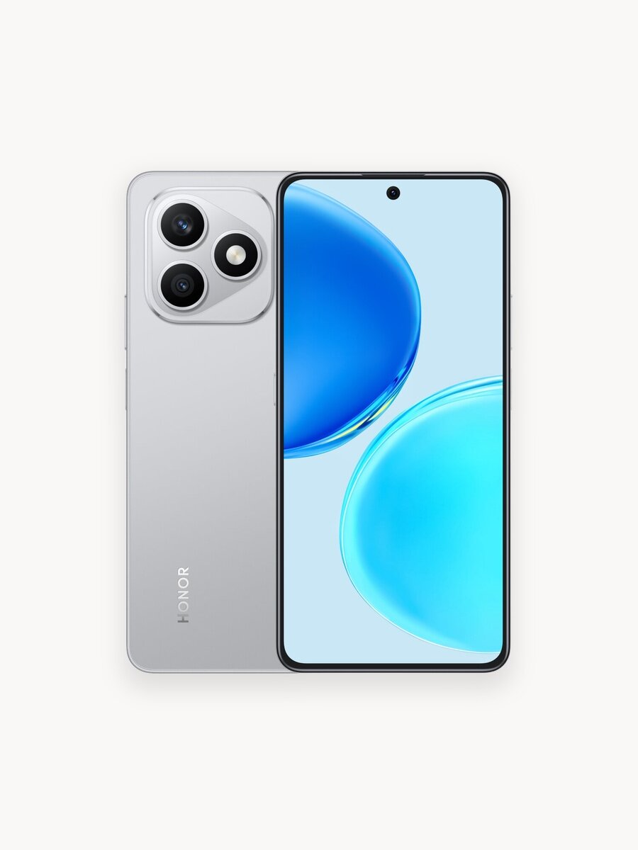 Смартфон HONOR X8d 8+256ГБ, Вельветовый серый, Ростест, Мобильные сервисы Google (GMS)