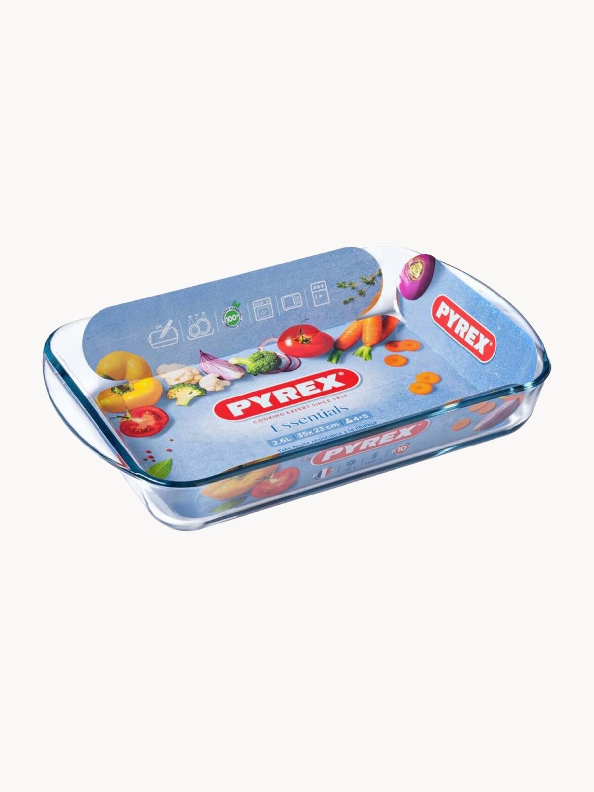 Блюдо прямоугольное для запекания и выпечки Pyrex Smart cooking 40x27х7см