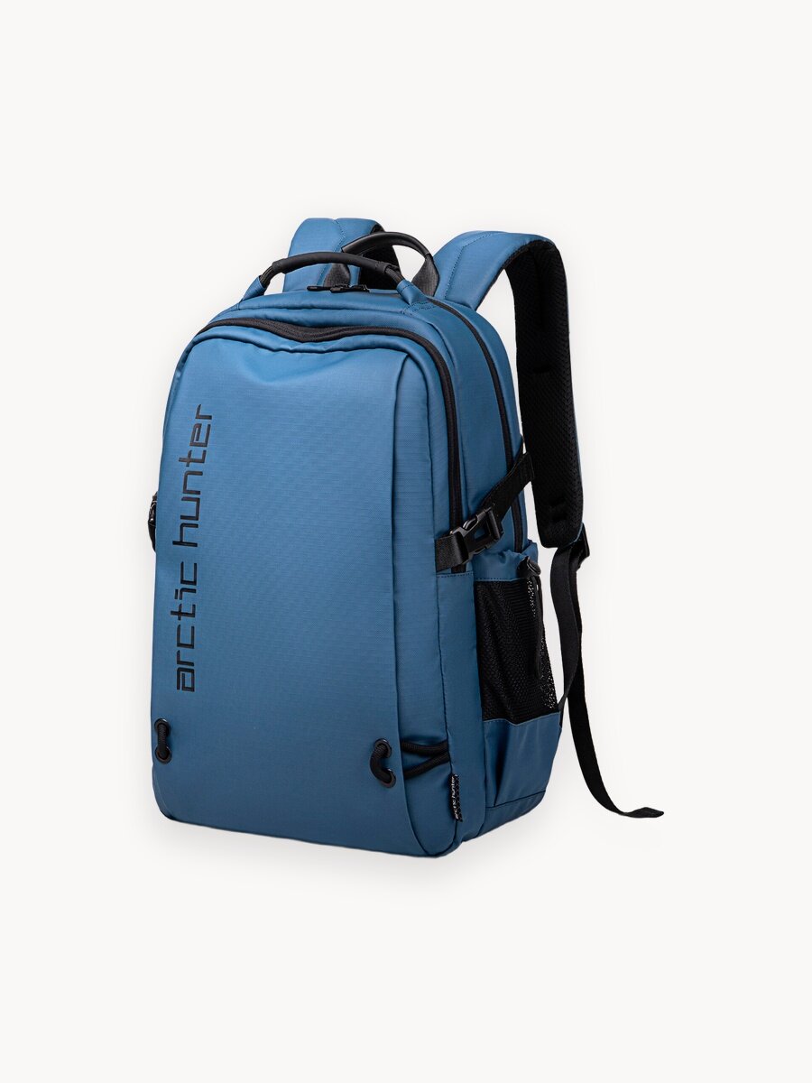 Рюкзак школьный B00530, мужской городской спортивный, синий, 24 л, ноутбук 15, ручная кладь, женский для путешествий