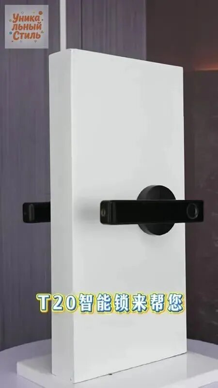 Умный замок с отпечатком пальца и Bluetooth Graffiti для внутренних дверей TTLOCK Деревянный дверной электронный универсальный замок