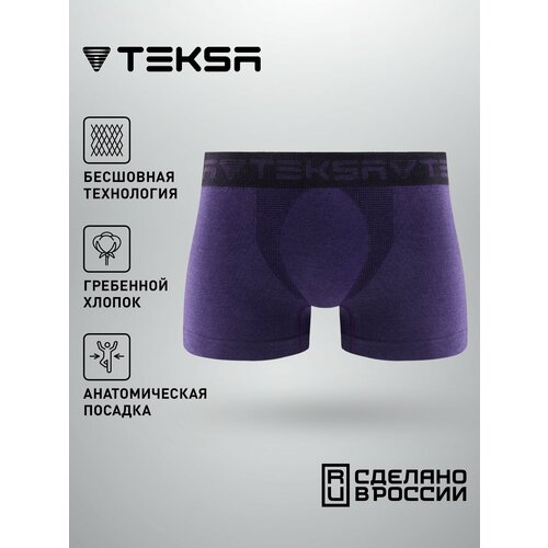 фото Трусы teksa mbx 008, размер 2xl, фиолетовый