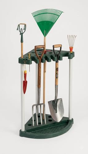 Изображение товара Угловая подставка под инвентарь KETER CORNER TOOL RACK, черная