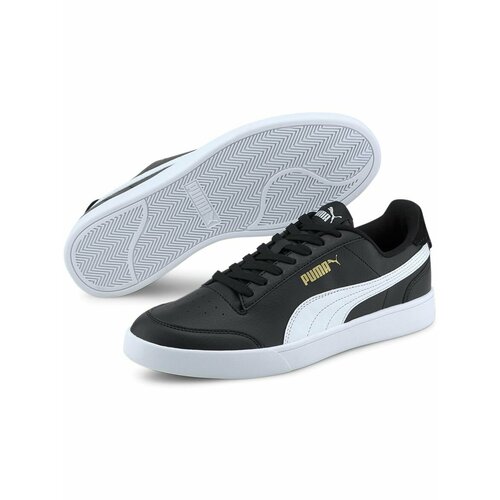 фото Кеды puma shuffle, полнота f (eu)/ на среднюю стопу, размер 8,5 uk, черный