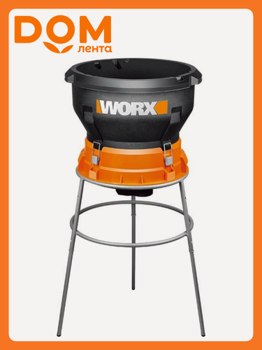 Изображение товара Садовый электрический измельчитель WORX WG430, черный, 11,8 кг 1200 Вт