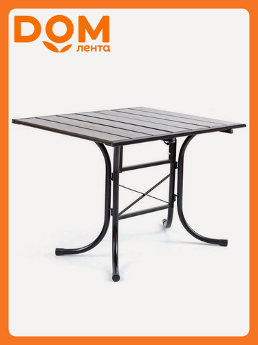 Изображение товара Стол садовый Хоббика "Петергоф", металлический каркас, деревянная столешница, прямоугольный