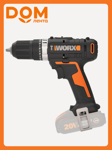 Изображение товара Ударная дрель-шуруповёрт WORX WX370, Li-Ion, 20 В