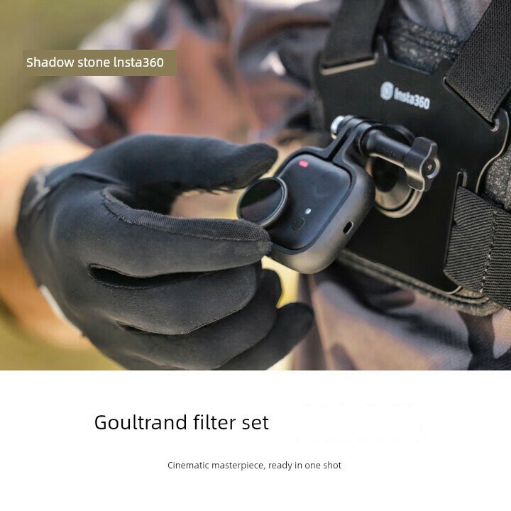 Набор фильтров ND для Insta360 GO Ultra — 3 фильтра для плавной съемки видео, совместимый с экшн-камерой GO Ultra