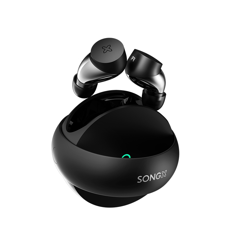 SONGX SX06 беспроводные наушники с шумоподавлением, цвет тёмно-синий, совместимость с iPhone и Android