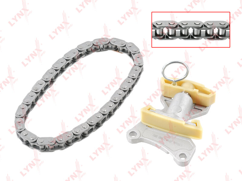LYNXauto Комплект цепи ГРМ для Audi A3 (8P_) 04-12, A4 (8E_, B6, B7) 04-08, A6 (4F_, C6) 05-11, Skoda Octavia (1Z_) 05-13, WV Golf V/VI 03-12, Passat (3C_) 05-10