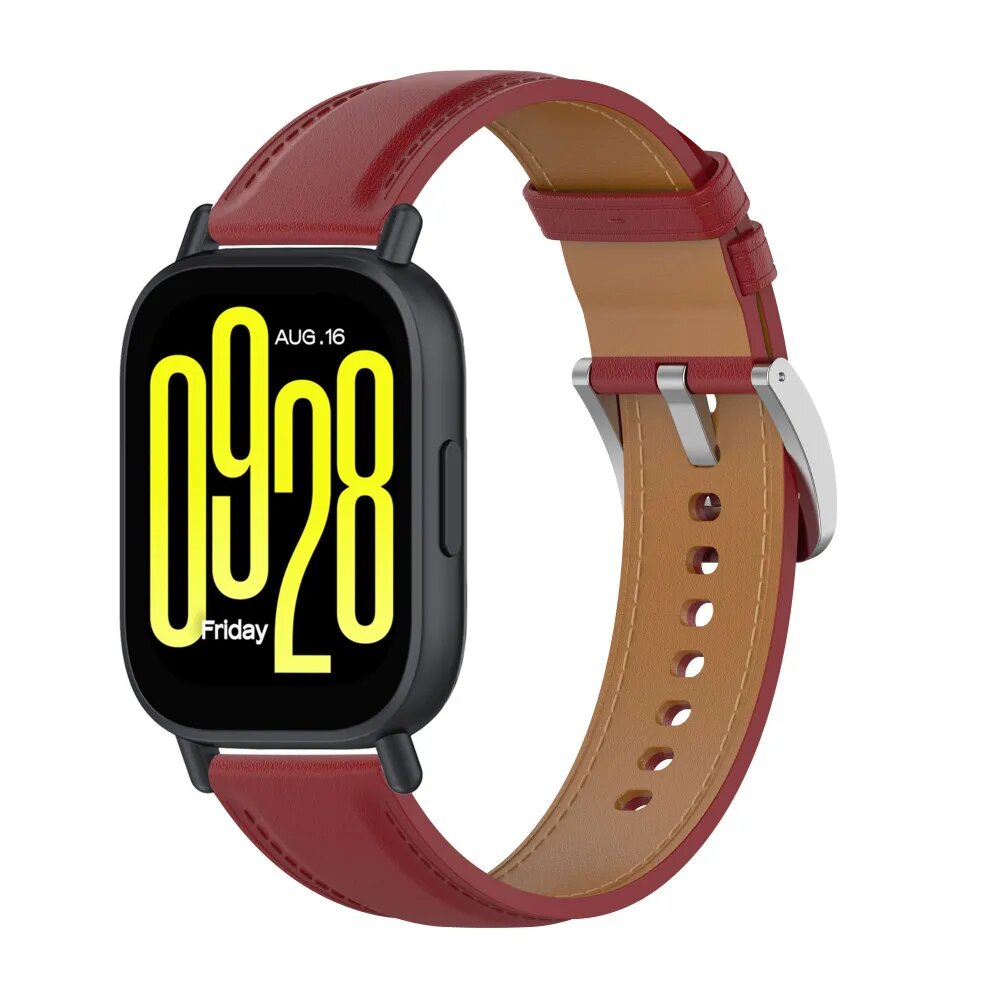 22 мм Премиальный кожаный ремешок для Redmi Watch 5 Lite / Active