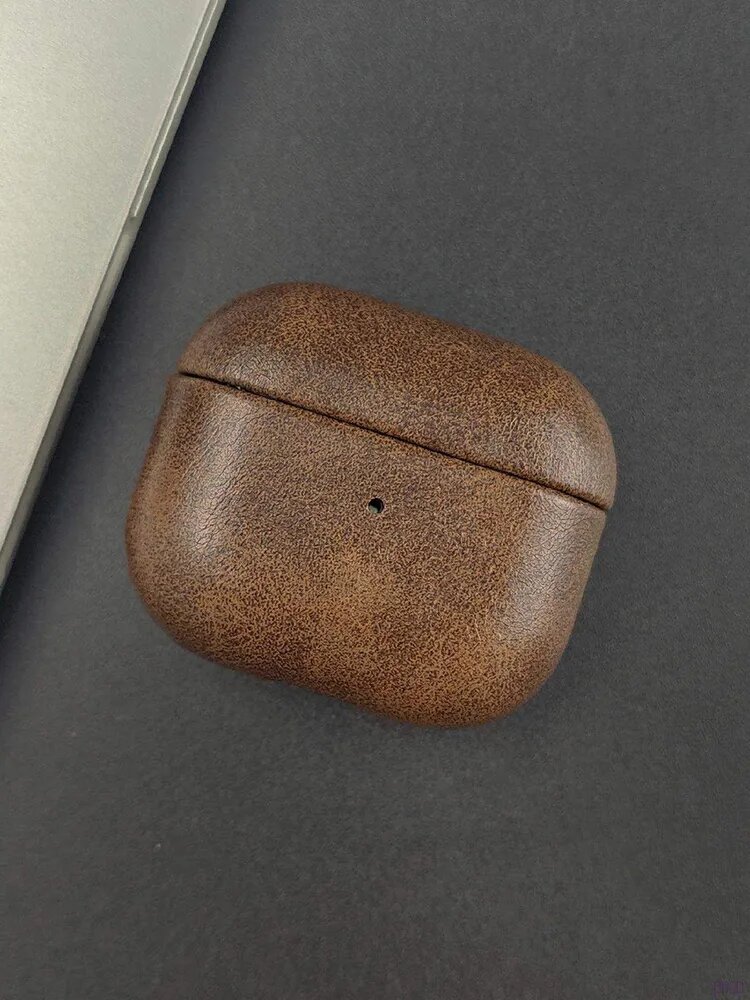 AirPods 4 кожаный чехол для наушников "все включено" с роскошной текстурой, защитный чехол подходит для