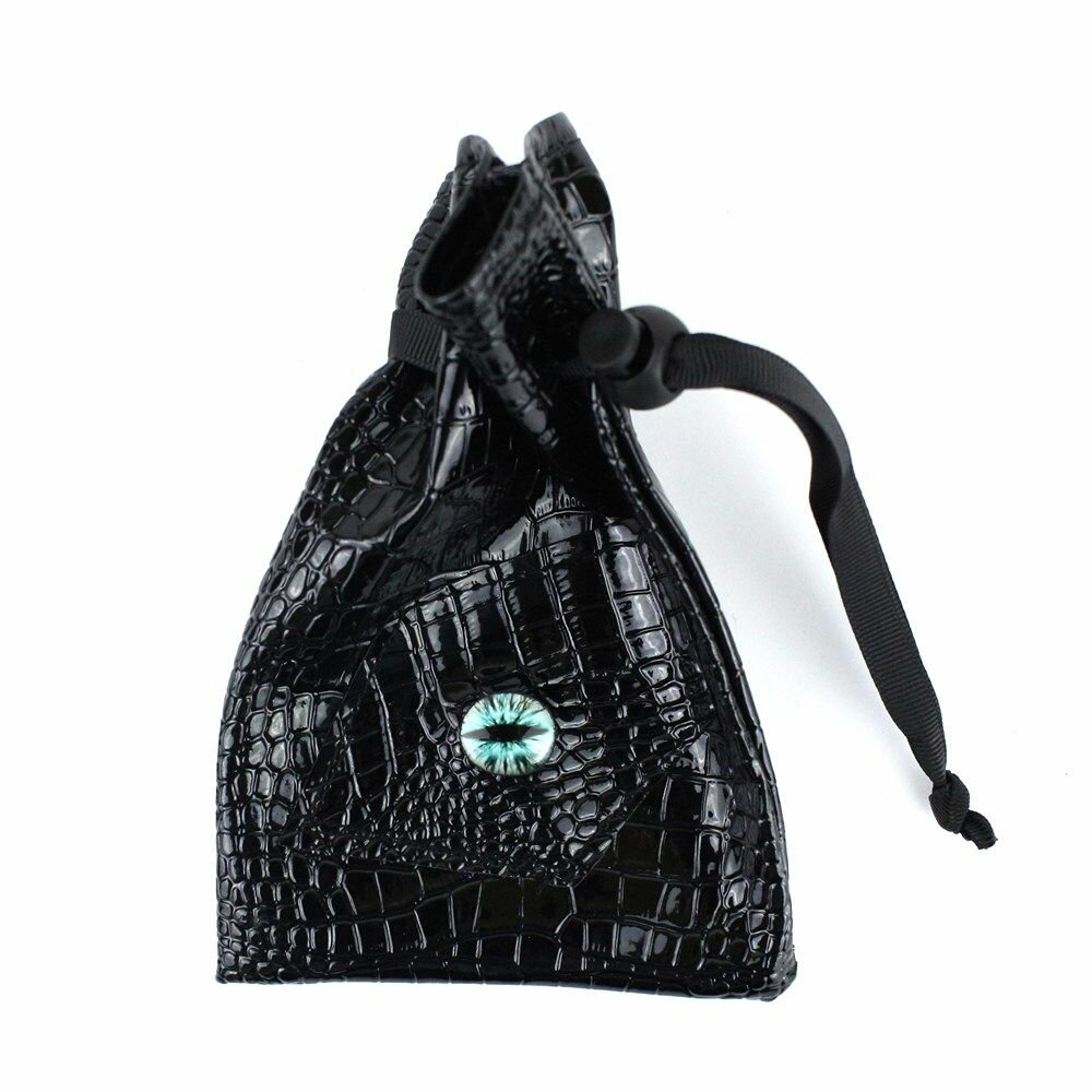 Мешочек для кубиков Глаз Демона (снежный) - хранение и транспортировка костей