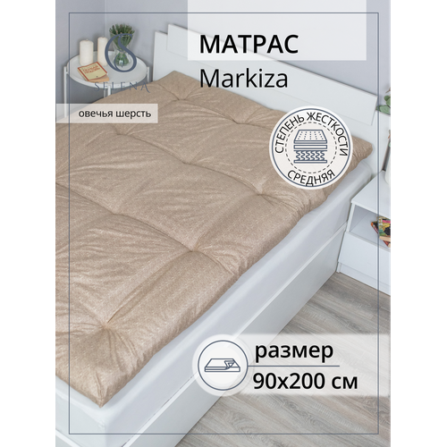 фото Матрас selena маркиза, беспружинный, 90х200 см