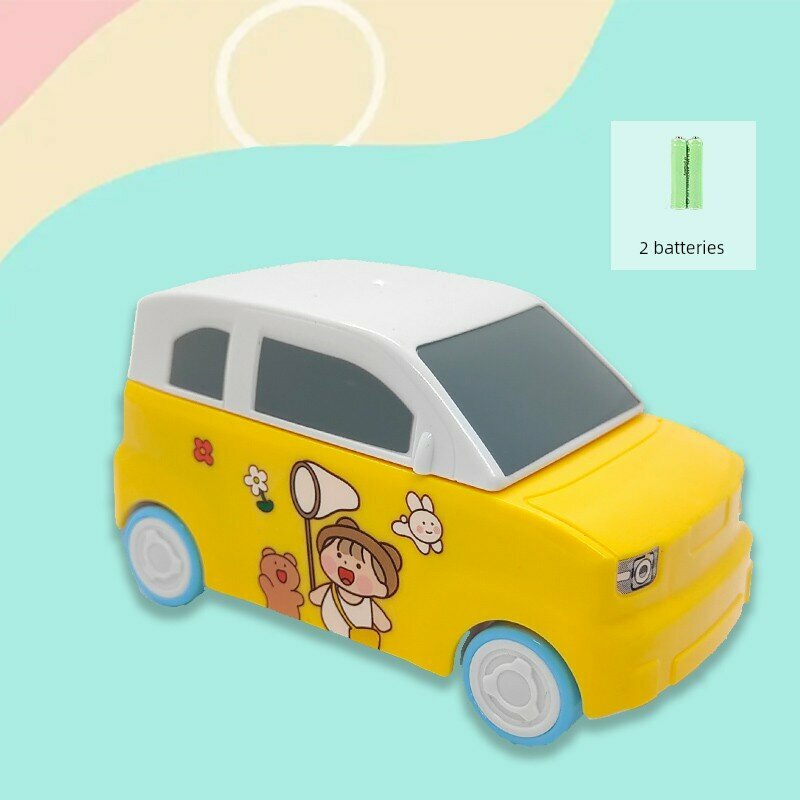 Игрушечный телефон-раскладушка Wuling Hongguang Mini, инерционная машинка, развивающая игрушка для малышей Желтый