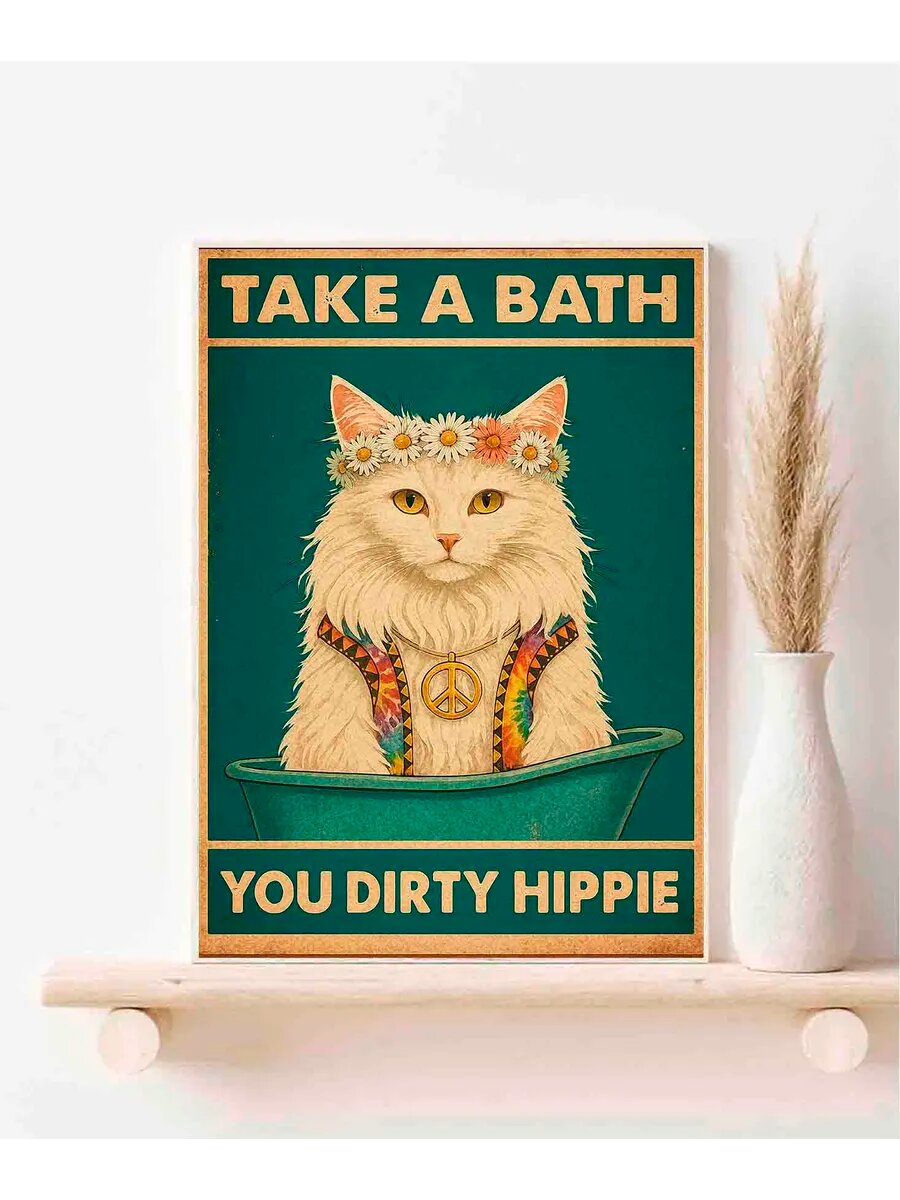 Турецкая ангорская кошка, Take a Bath You Dirty Hippie, Пла
