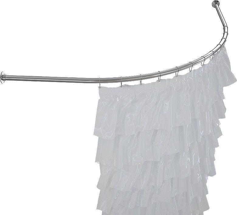 Карниз для ванны Aquanet Capri 160х100 176024 цвет Хром