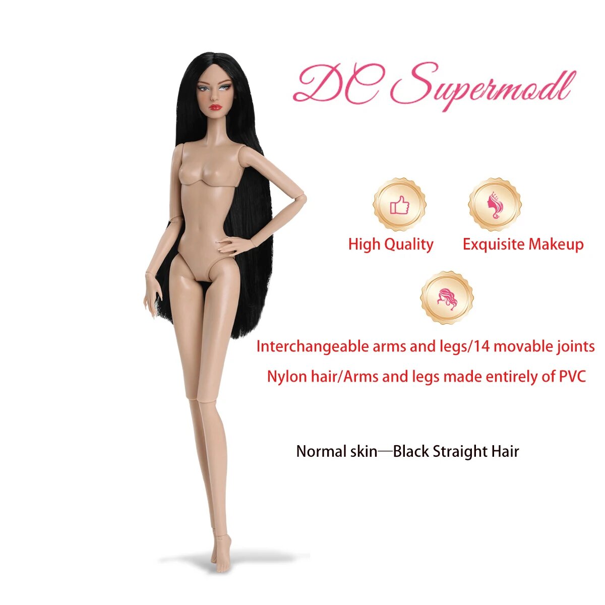 DC Supermodel кукла 32 см, Normal skin A5