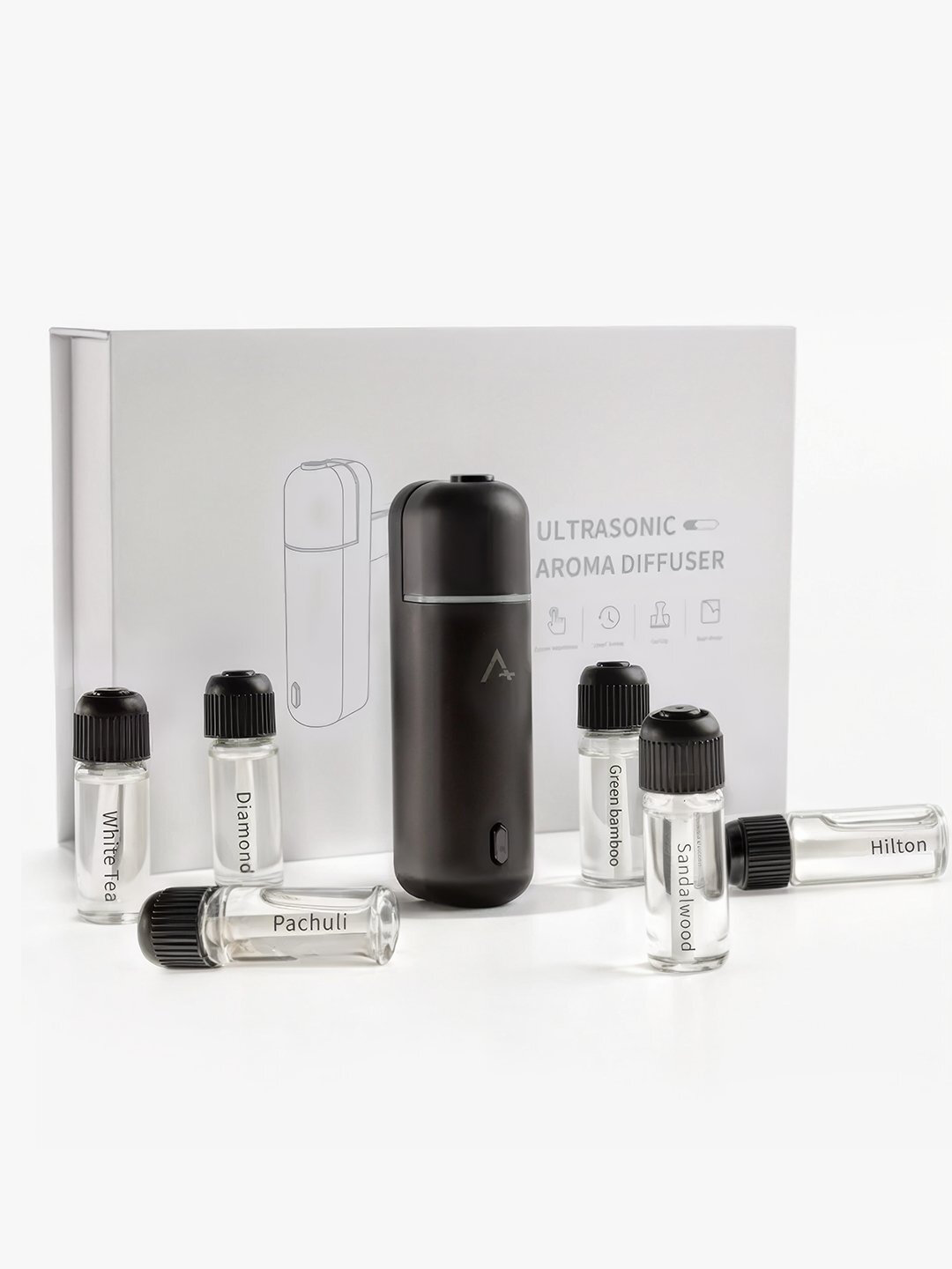 Oсвежитель воздуха, электрический аромадиффузор, беспроводной с 6 ароматами, Ultrasonic