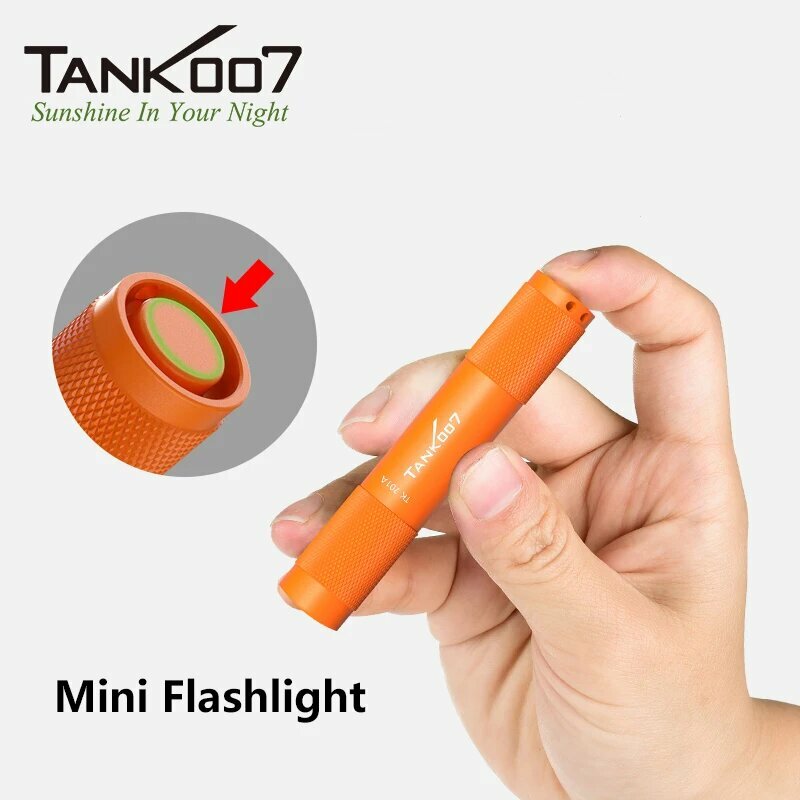 TANK007 Мини-фонарик EDC водонепроницаемый алюминиевый Синий