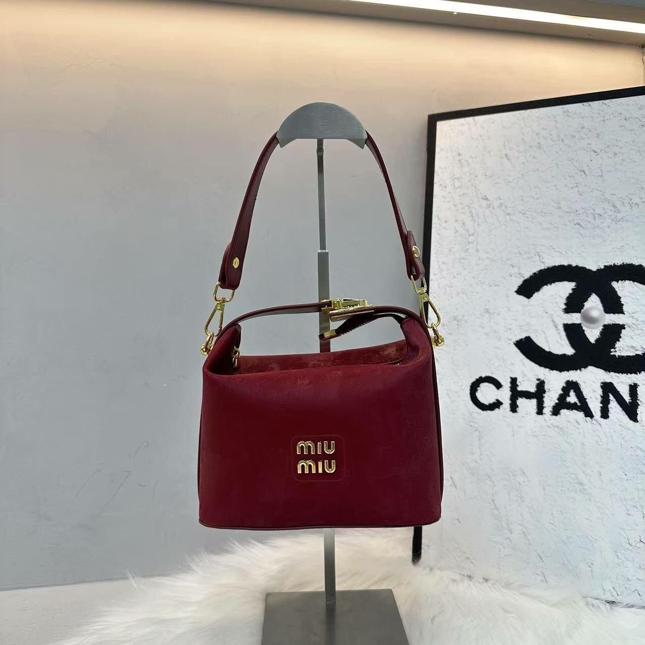 Сумка багет , бежевый — фото 1