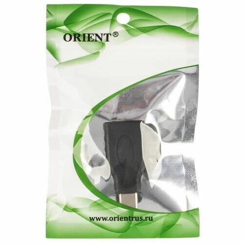 Переходник Type-C USB 3.0, USB-Af -> USB-Cm (ORIENT UC-301) — фото 1
