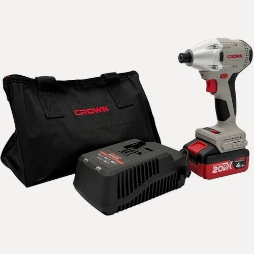 Изображение товара Винтоверт ударный аккумуляторный Crown Professional CROWN CT22067HX-4S TB