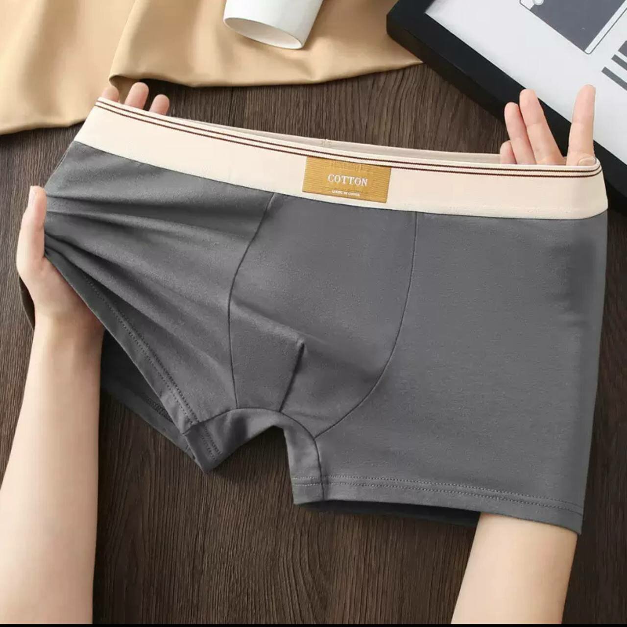 Трусы , размер XS, голубой, — фото 1