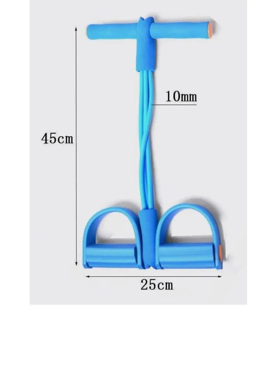 Эспандер для фитнеса, тренажер для рук, ног и пресса, резинки для похудения, 6 трубок