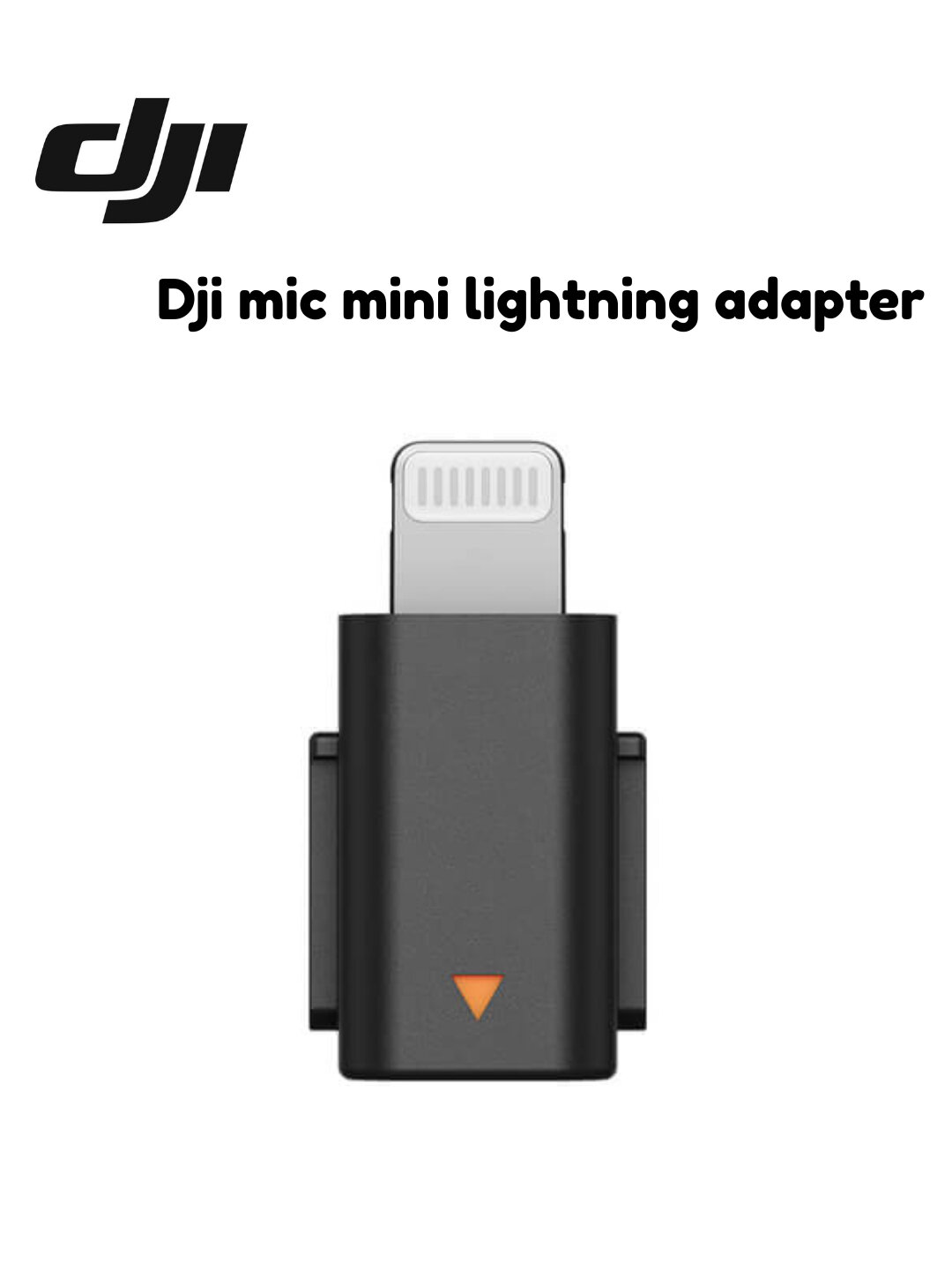 DJI Mic Mini Lightning Adapter – быстрое и надёжное решение для качественного звука - Черный