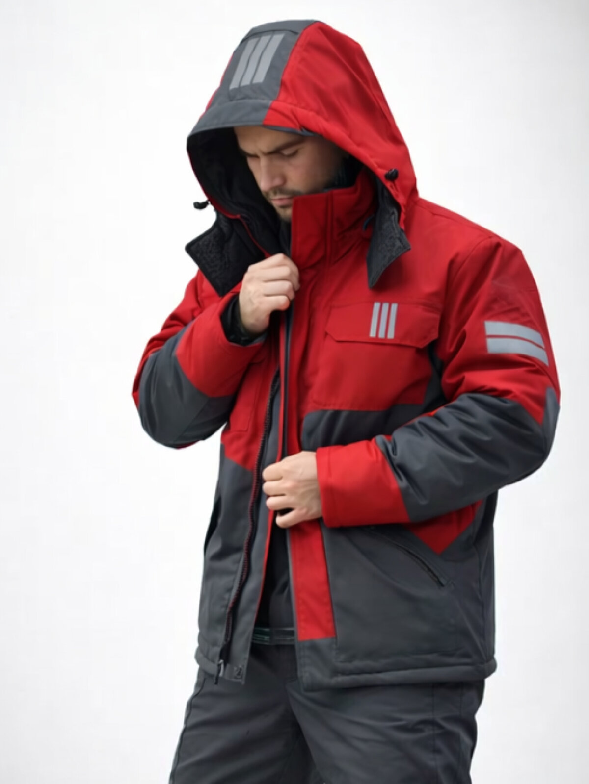 Зимняя спецодежда куртка + брюки для работы, Тепло и безопасность до –45°C! — фото 1