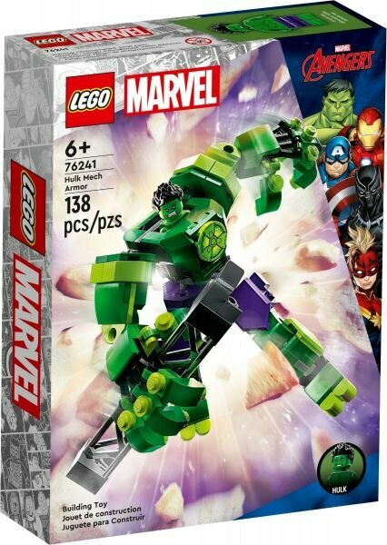 Lego 76241 Super Heroes Механическая броня Халка