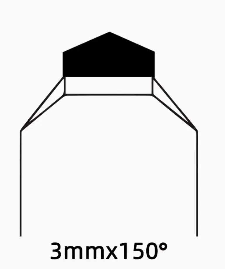 Алмазный маховик Posalux 3 мм x 150 degree