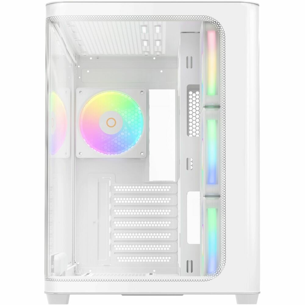Корпус ATX Miditower Ocypus Iota C70 WH Curve ARGB Digital White — фото 1