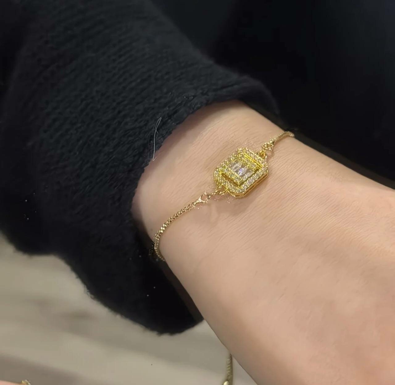 Браслет , золотистый — фото 1