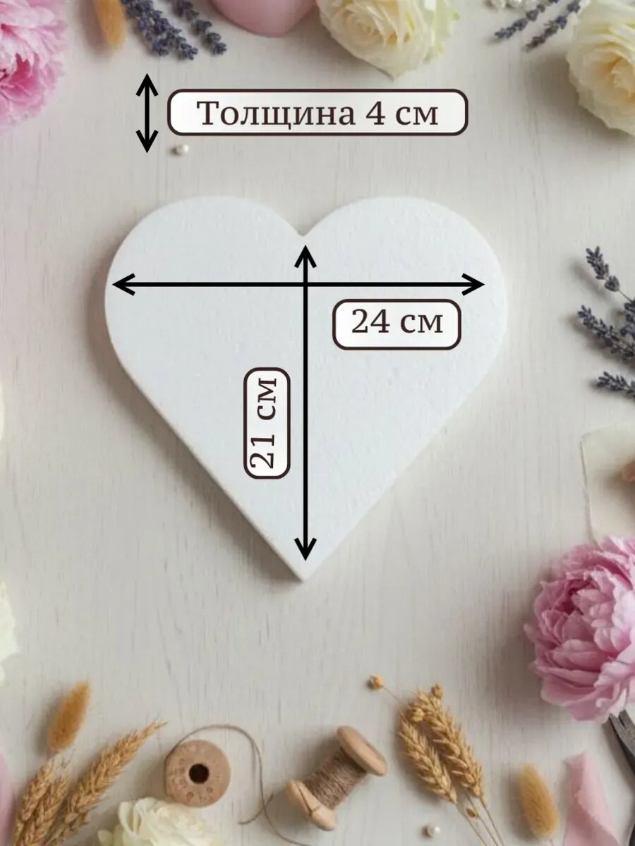 Пенопласт для поделок, основа из пенопласта фальш ярус — фото 1