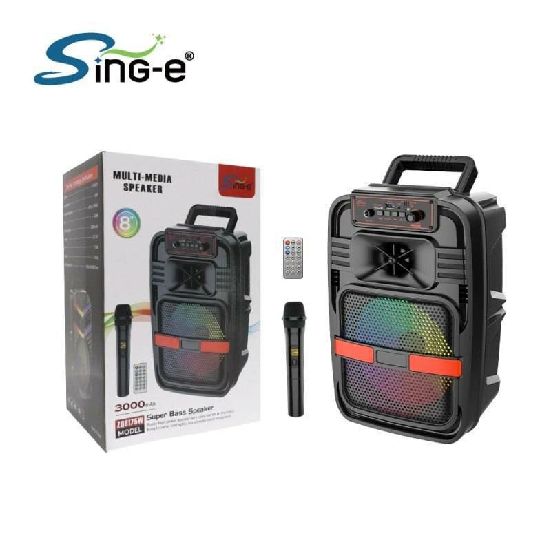 Колонка SUPER BASS, ZQS 8175, 3000 мАч, беспроводной усилитель звука! — фото 1