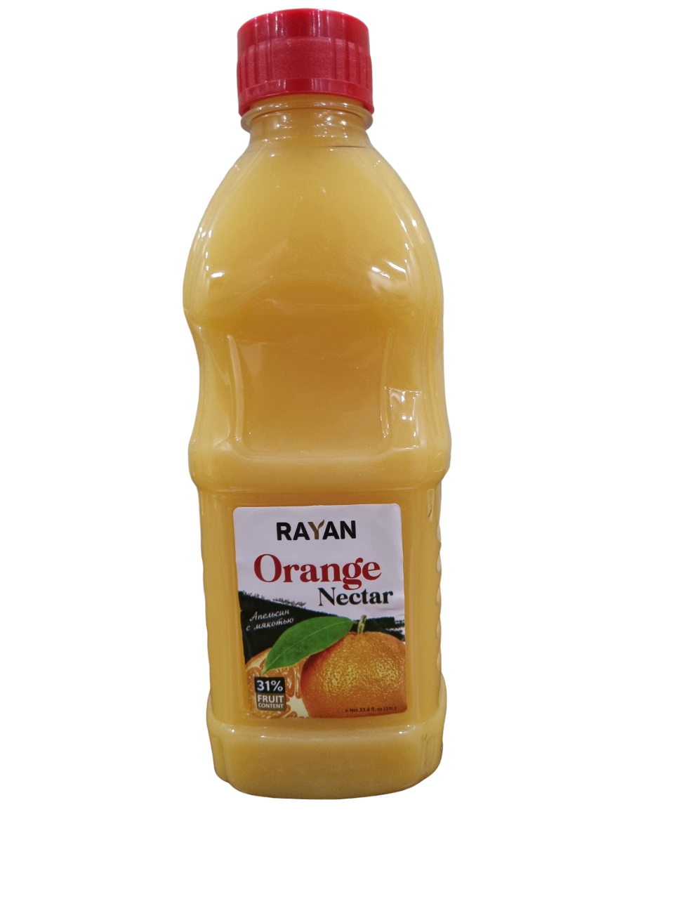 Нектар Апельсин RAYAN, с мякотью, 31% фруктов 1 Л натуральрый сок