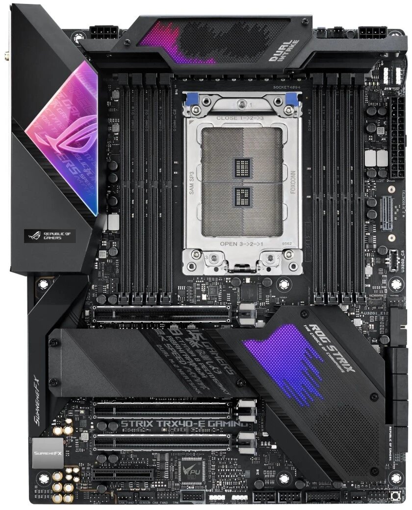 Материнская плата ASUS ROG TRX40-E Gaming, Wi-Fi, чипсет X570 — фото 1