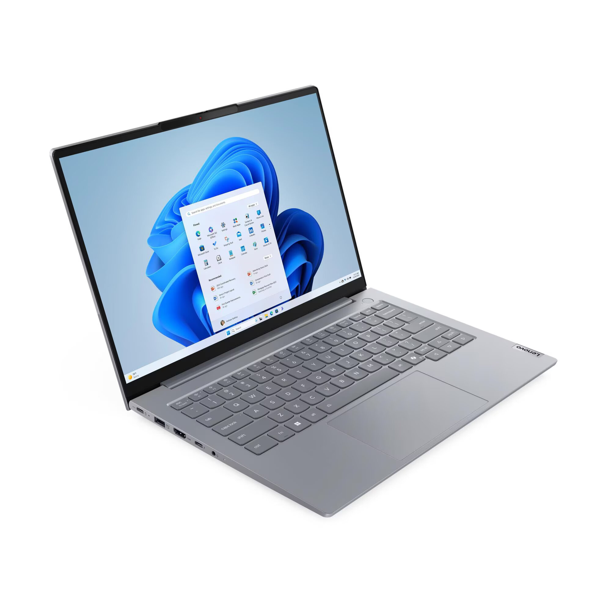 Ноутбук Lenovo Thinkbook 14 G8 21SJ0010GQ серый Intel Core Ultra 7 255H, 16GB DDR5, 512 SSD, без ОС — фото 1