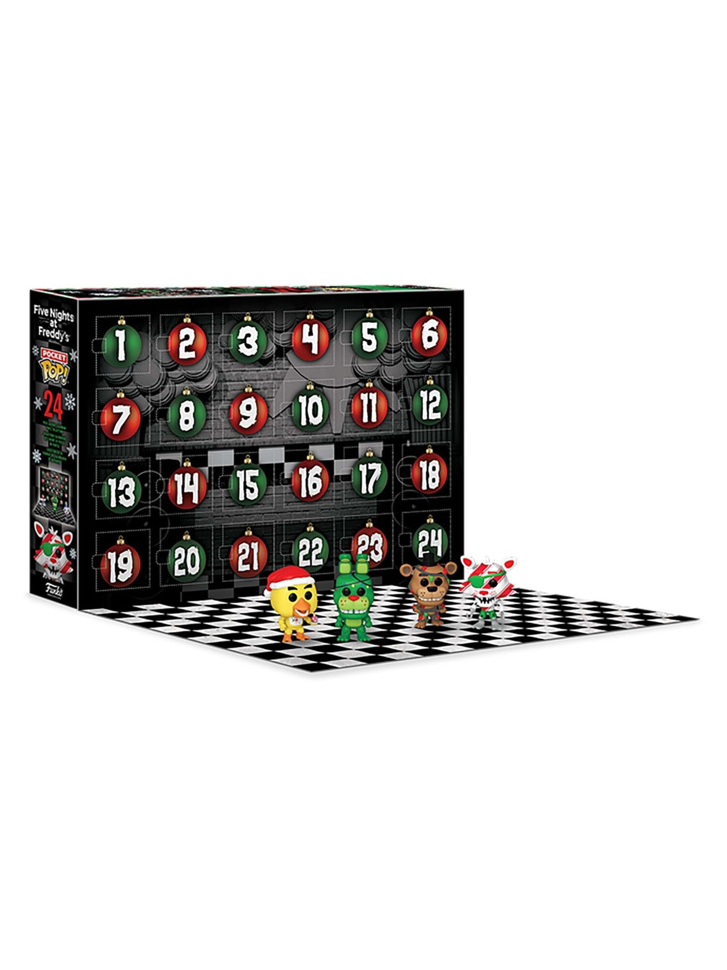 Адвент-календарь Funko POP! Pocket Five Nights at Freddy’s 72480 Пять ночей у Фредди, 24 шт