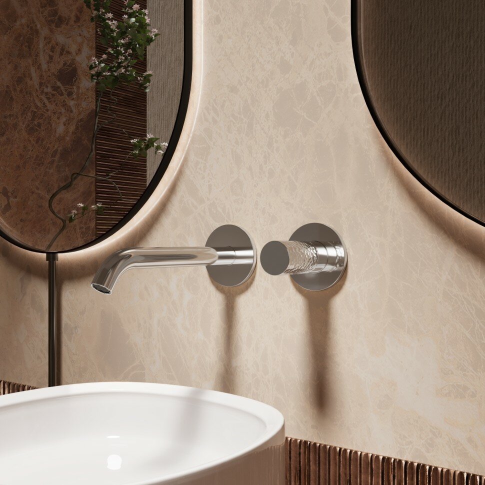 Смеситель для раковины Aura VBFW-6AU1CH встраиваемый, хром