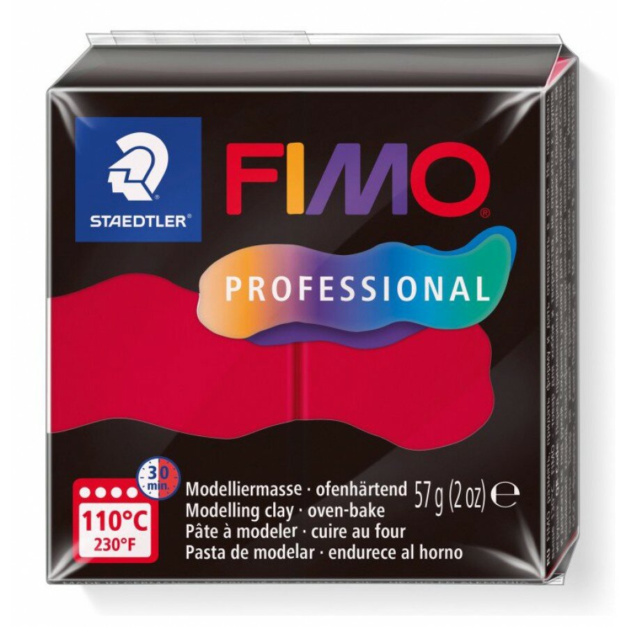 Полимерная глина FIMO Professional, уп. 57 г, цвет охра 55 х 55 х 15 мм охра FIMO 8040-17